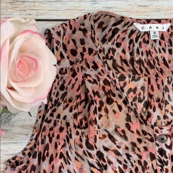 CABI....BOHO chic button down tank - Picture 2 of 6